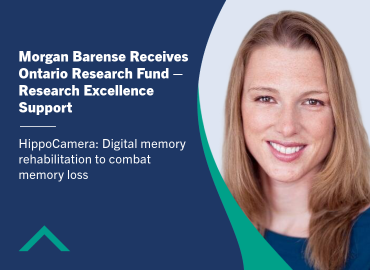 Morgan Barense Receives Ontario Research Fund - Research Excellence Support. HippoCamera: Digital memory rehabilitation to combat memory loss.